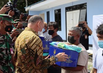 Kapolres Natuna Turut Hadiri Kunjungan Kerja ASPOTDIRGA KASAU di Bandara Lanud Ranai