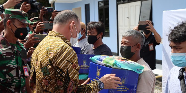 Kapolres Natuna Turut Hadiri Kunjungan Kerja ASPOTDIRGA KASAU di Bandara Lanud Ranai