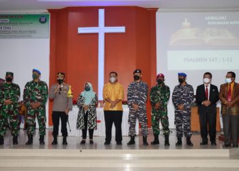 Kapolres Tanjungpinang Bersama Forkompinda Tinjau Ibadah Natal