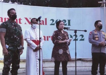 Kapolri dan Panglima TNI Pantau Keamanan Pelaksanaan Ibadah Natal 2021