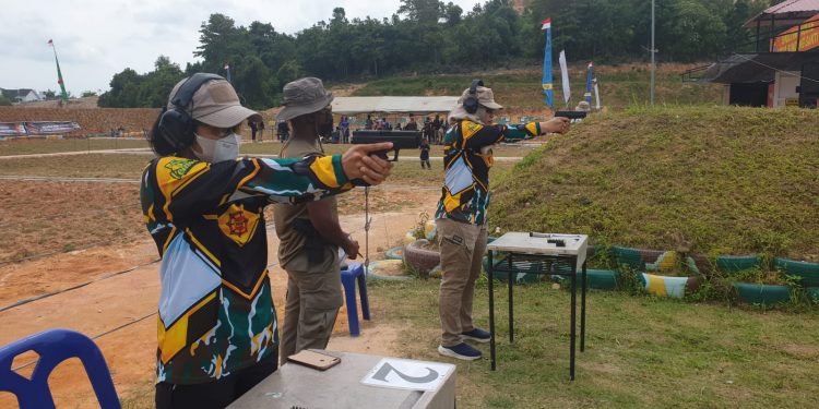 Kejuaraan Menembak Piala Ketua Perbakin Batam, Personel dan Klub Sundang Sakti Batam Binaan Satbrimob Polda Kepri Sabet 12 Gelar Juara