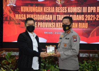 Kunjungan Kerja Reses Komisi III DPR RI di Polda Kepri