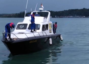 Ops Lilin Seligi 2021, Polres Tanjungpinang Lakukan Patroli Pos PAM Bergerak