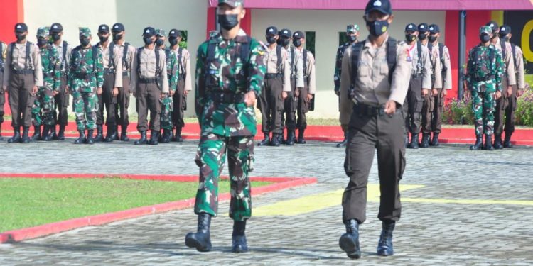Pelatihan Integrasi Siswa TNI-Polri di SPN Hinai Polda Sumut, Ka SPN : Tingkatkan Soliditas