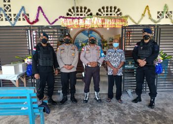 Polres Bintan Perketat Pengamanan Gereja yang Melaksanakan Ibadah Natal Tahun 2021