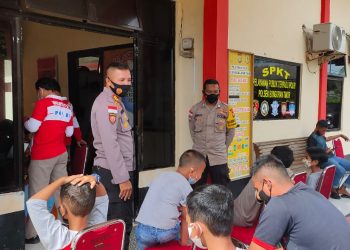Polres Natuna Gelar Vaksinasi Covid-19 untuk Anak Usia 6-11 Tahun di Mapolsek Bunguran Timur