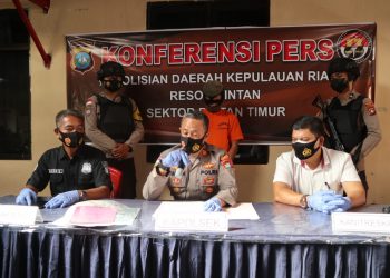 Polsek BintanTimur Polres Bintan Ringkus Pencuri Kendaraan Bermotor