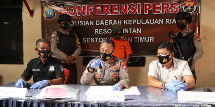 Polsek BintanTimur Polres Bintan Ringkus Pencuri Kendaraan Bermotor