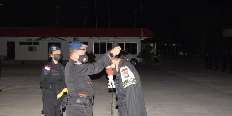 Sepekan BKO Aksi Damai 212 di Jakarta, Personel Satbrimob Polda Kepri Kembali ke Kesatuan dengan Selamat dan Lengkap