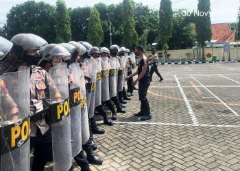 Polres Situbondo Adakan Latihan Dalmas Guna Mewujudkan SDM Unggul