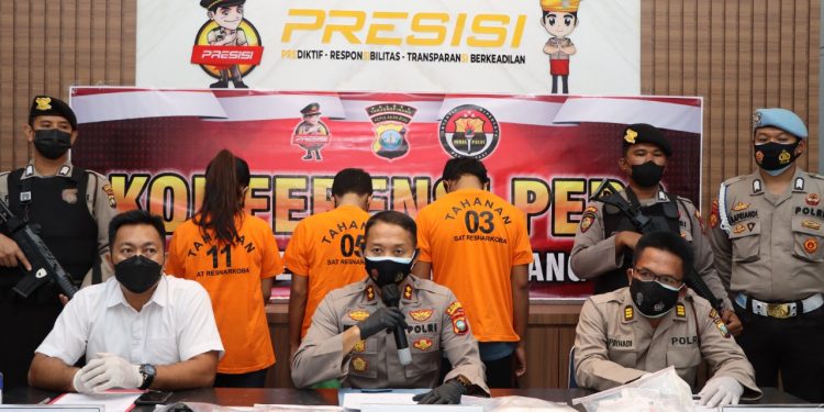 Awal Tahun, Polres Tanjungpinang Berhasil Ungkap Kasus Narkotika Jenis Sabu 1 Kg dan 27 Butir Ekstasi