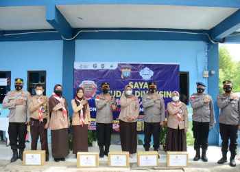 Bertempat di SD Shabilla Kota Batam, Kapolda Kepri Hadiri Vaksinasi Serentak Indonesia Secara Virtual