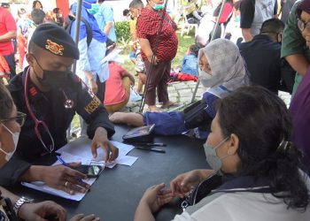 Brimob Polda Kepri Gelar Vaksinasi Covid-19 Untuk Masyarakat