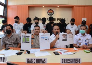 Ditreskrimsus Polda Kepri Berhasil Amankan Tersangka Tindak Pidana Penipuan dan Pemerasan Dengan Modus Sex Phone