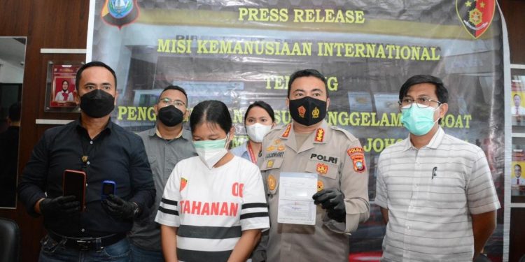 Ditreskrimum Polda Kepri Berhasil Amankan 1 Orang Tersangka Jaringan Pengiriman PMI Ilegal