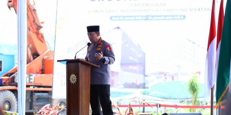 Hadiri Ground Breaking RS Muhammadiyah, Kapolri Dukung Penuh Program Kesehatan dan Pendidikan Masyarakat
