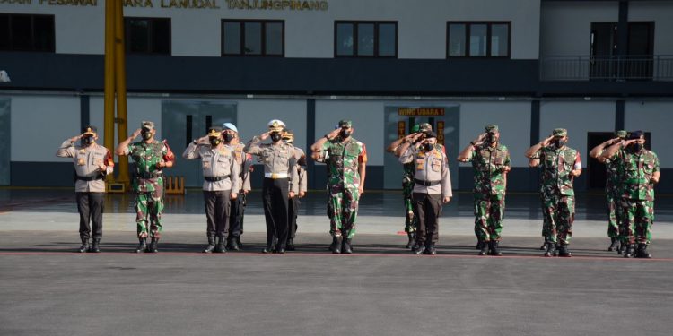 Kapolda Kepri Hadiri Apel Gelar Pasukan Pengamanan VVIP Kunjungan Kerja Presiden RI di Provinsi Kepri