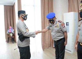 Kapolda Kepri Pimpin Upacara Kenaikan Pangkat 618 Personel Polda Kepri dan Polres Jajaran Periode 1 Januari 2022