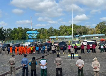 Kapolsek Bintan Utara Polres Bintan Pimpin Apel kesiapan Penanggulangan Kebakaran Hutan dan Lahan Wilayah Kecamatan Bintan Utara