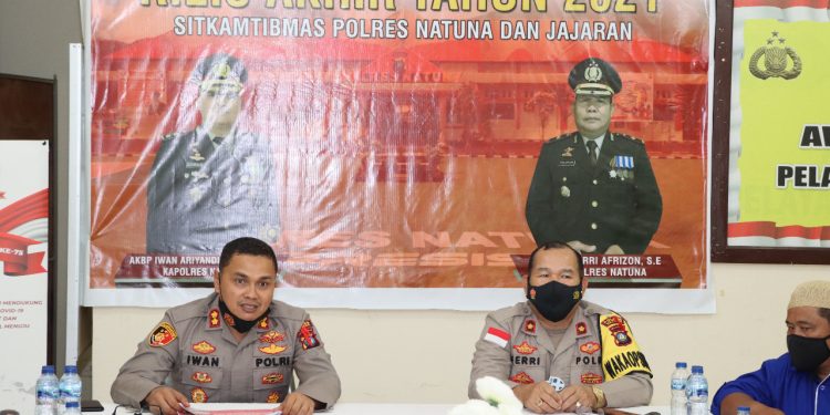 Kepolisian Resor Natuna Gelar Release Akhir Tahun 2021