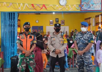 Polsek Bunguran Timur Bangun Sinergitas Ciptakan Kamtibmas yang Kondusif di Tengah Pandemi Covid-19