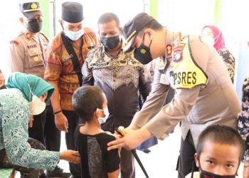 Terbentuknya Herd Immunity, Polres Lingga Gelar Vaksinasi untuk  Anak Usia Dini