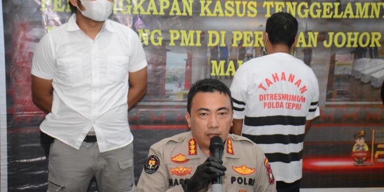 Tim Ditreskrimum Polda Kepri yang Juga Subsatgas Gakkum Ops Misi Kemanusiaan Internasional Kembali Berhasil Amankan Tersangka Jaringan Pengiriman PMI Ilegal