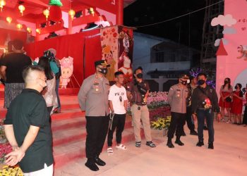 Kapolres Karimun Tinjau Langsung Pengamanan Imlek 2022