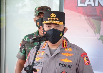 Kapolri Tinjau Pelaksanaan Percepatan Vaksinasi Serentak Se-Indonesia Di Bintan Kepulauan Riau