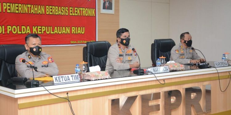 Pembukaan Asistensi Pelaksanaan Sistem Pemerintahan Berbasis Elektronik (SPBE) Oleh Tim Sirena Polri di Polda Kepri