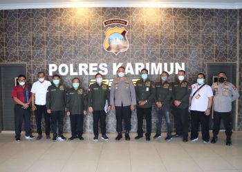 Penyerahan Sertifikat Aset Barang Negara Milik Polres Karimun Dari Pertahanan Kabupaten Karimun