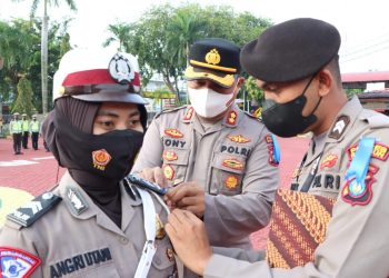 Apel Gelar Pasukan Operasi Keselamatan Seligi Tahun 2022 di Polres Karimun