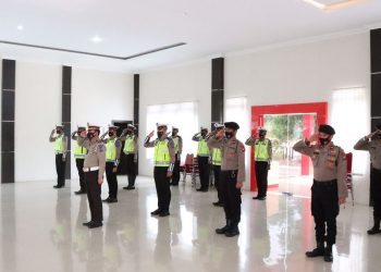 Dimulainya Operasi Keselamatan Seligi 2022, Polres Lingga Gelar Apel Pasukan