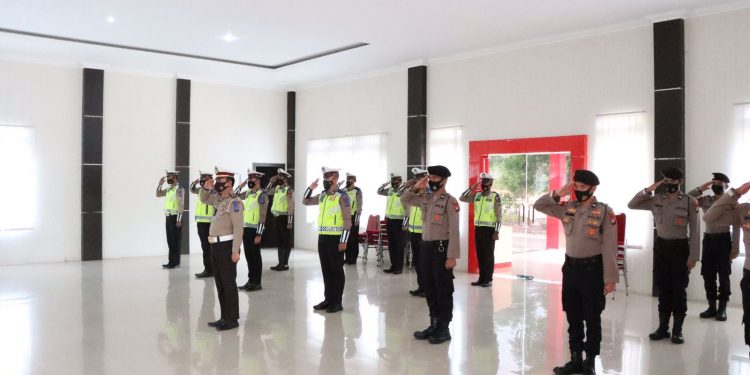 Dimulainya Operasi Keselamatan Seligi 2022, Polres Lingga Gelar Apel Pasukan