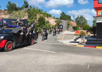 Latihan Pemeliharaan Kemampuan Jajaran Satuan Brimob Polda Kepulauan Riau