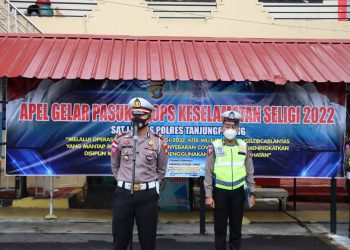 Polres Tanjungpinang Gelar Apel Ops Keselamatan Seligi Tahun 2022