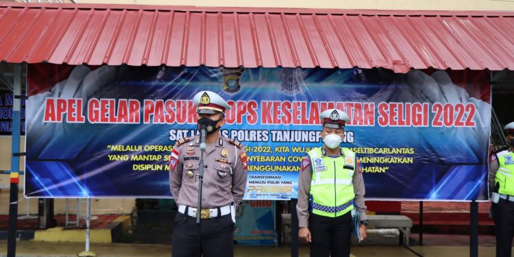 Polres Tanjungpinang Gelar Apel Ops Keselamatan Seligi Tahun 2022