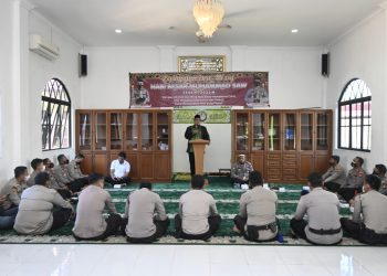 Polres Tanjungpinang Peringati Isra’miraj Nabi Muhammad SAW 1443H / 2022M
