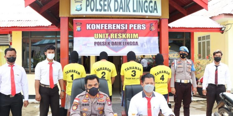 Polsek Daek Lingga Ungkap 2 Kasus Pencurian Sepeda Motor