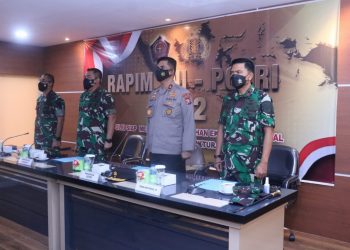 Wakapolda Kepri Ikut Rapim TNI – Polri Tahun 2022 Secara Virtual