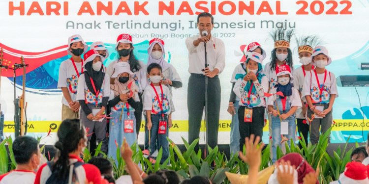 Hari Anak Nasional, Presiden Jokowi : Jangan Biarkan Bullying Terjadi Lagi