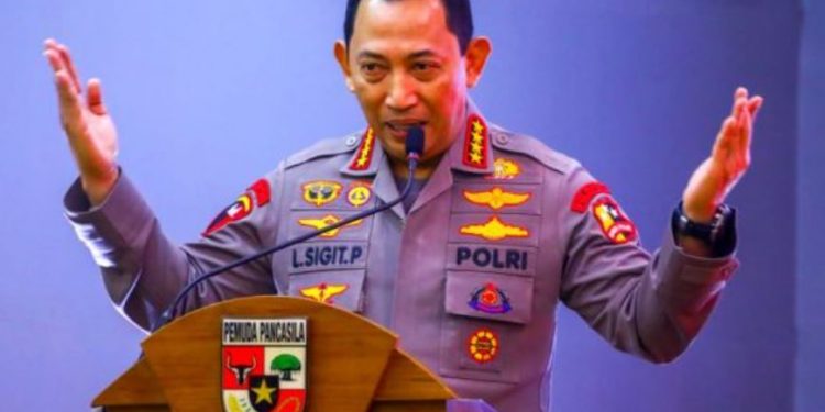 Kapolri Sampaikan Ucapan Selamat HUT ke-77 TNI