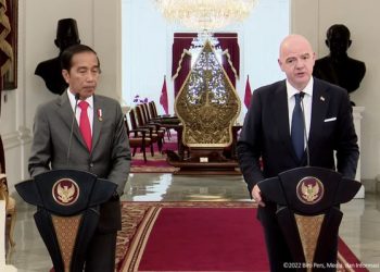 Hasil Pertemuan Tertutup Jokowi-Presiden FIFA