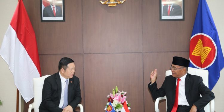 Menko PMK Bahas 5 Pilar Sosial Budaya Bersama Sekjen ASEAN