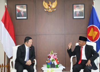 Menko PMK Terima Sekjen ASEAN, Bahas 5 Pilar Sosial Budaya