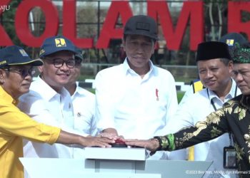 Presiden Resmikan 4 Infrastruktur Pengendali Banjir dan Pengurai Macet di Jabar