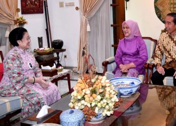 Presiden Jokowi Silaturahmi dengan Presiden Ke-5 RI Megawati Soekarnoputri