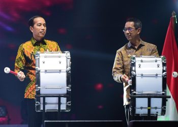 Presiden Joko Widodo Buka Jakarta Fair ke-54