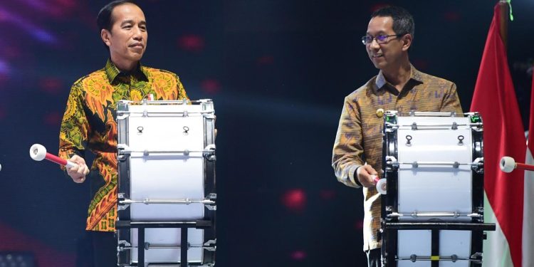 Presiden Joko Widodo Buka Jakarta Fair ke-54