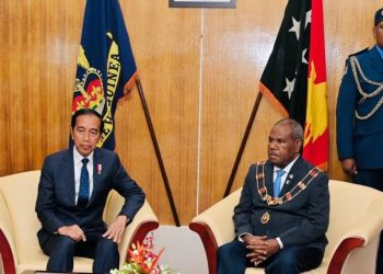 Presiden Jokowi Bertemu Gubernur Jenderal Papua Nugini